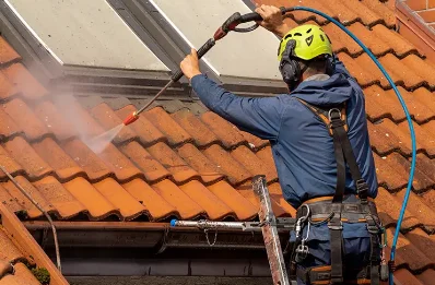 Démoussage et hydrofuge de toiture à Branville