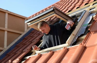 Pose de fenêtres de toit Velux à Branville